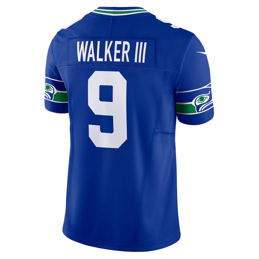 S.Seahawks #9 Kenneth Walker III Player Royal Vapor F.U.S.E. Limited Football Jerseys¡ꡧ?¡À¡À?¡ê?