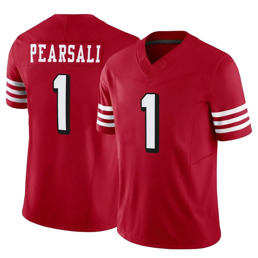 SF.49ers #1 Ricky Pearsall Player Scarlet Vapor F.U.S.E. Limited Football Jerseys