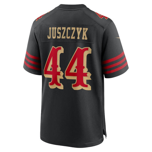 SF.49ers #44 Kyle Juszczyk Player Rivalries Collection Black Game Football Jerseys