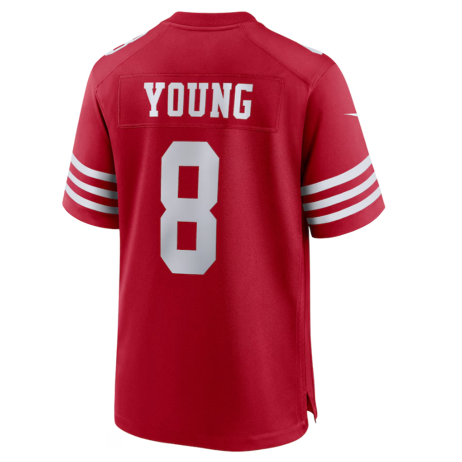 #8 Steve Young Player SF.49ers Scarlet Game Football Jerseys