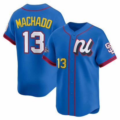 San Diego Padres #13 Manny Machado National League 2025 All-Star Edition Limited Player Jersey - Blue Baseball Jersey