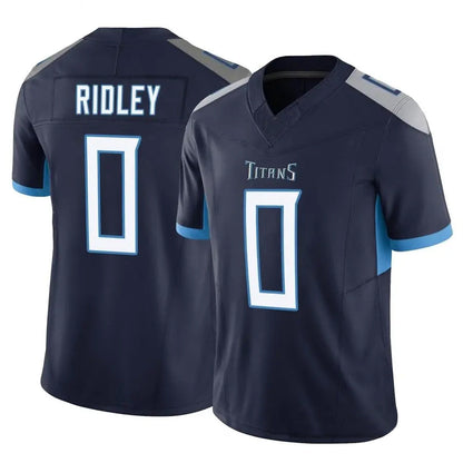 T.Titans #0 Calvin Ridley Player Navy Vapor F.U.S.E. Limited Football Jerseys