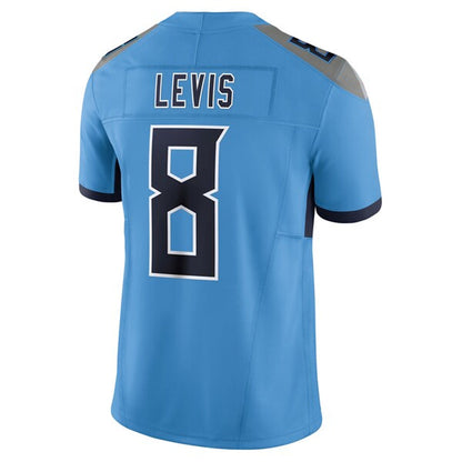 T.Titans #8 Will Levis Player Light Blue Vapor Limited Football Jerseys