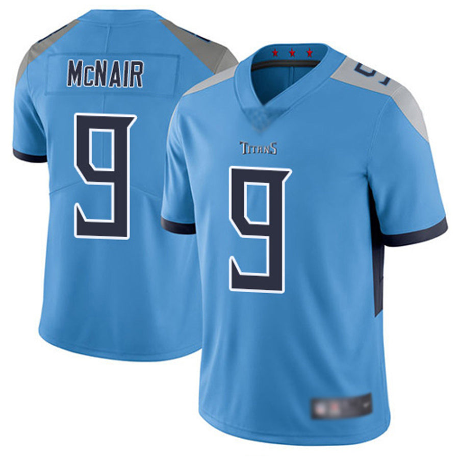 T.Titans #9 Steve McNair Player Light Blue Vapor Limited Football Jerseys