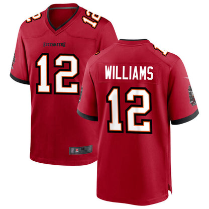 TB.Buccaneers #12 Doug Williams Player Red Game Football Jerseys