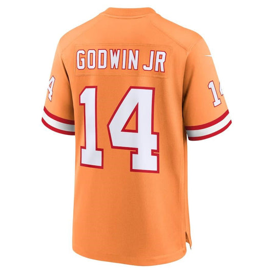 TB.Buccaneers #14 Chris Godwin Jr. Orange Alternate Game Player Stitched American Football Jerseys