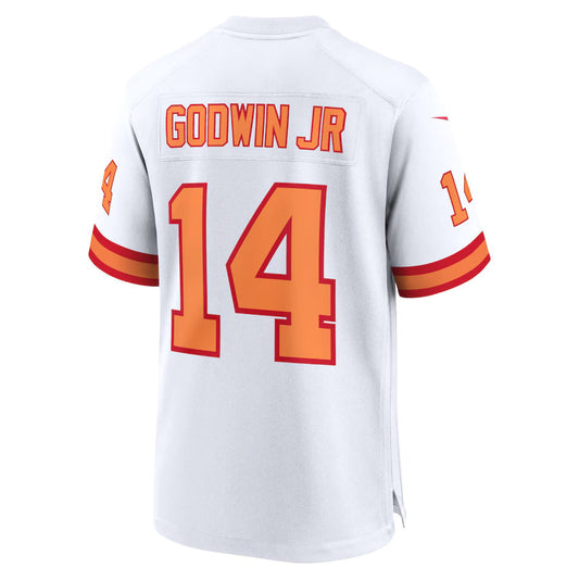 TB.Buccaneers #14 Chris Godwin Jr. Player White Home Game Football Jerseys