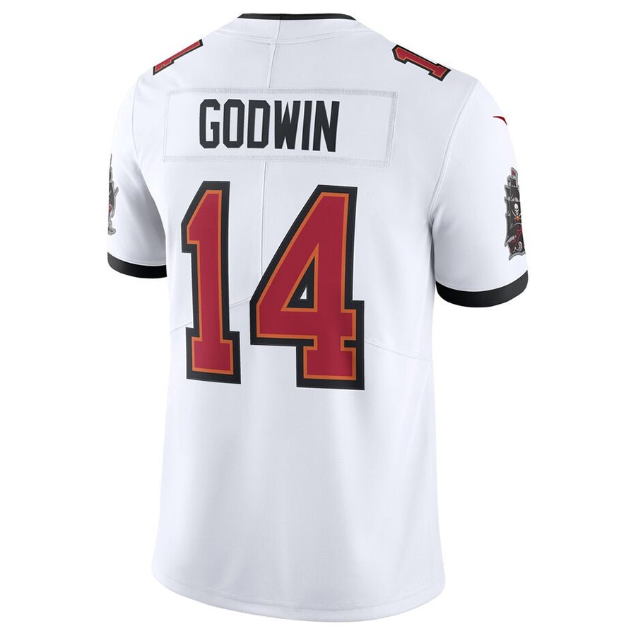 TB.Buccaneers #14 Chris Godwin Jr. Player White Vapor Limited Football Jerseys
