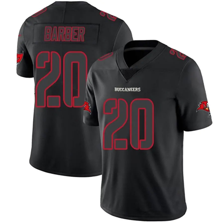 TB.Buccaneers #20 Ronde Barber Player Limited Black Game Football Jerseys