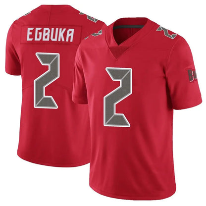 TB.Buccaneers #2 Emeka Egbuka Player Red Vapor Limited Football Jerseys