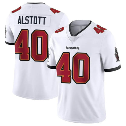TB.Buccaneers #40 Mike Alstott Player Limited White Vapor Untouchable Football Jerseys