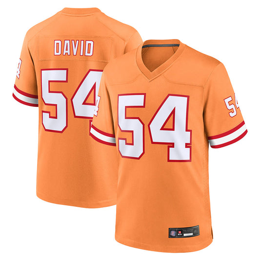 TB.Buccaneers #54 Lavonte David Player Orange Throwback Game Football Jerseys