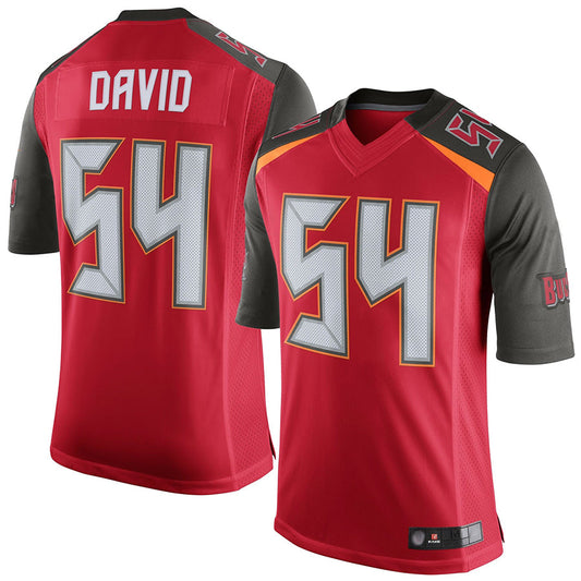TB.Buccaneers #54 Lavonte David Player Red Game Football Jerseys