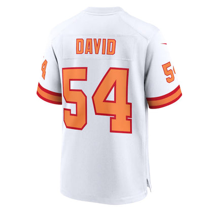 TB.Buccaneers #54 Lavonte David Player White Home Game Football Jerseys