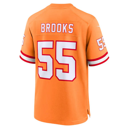 TB.Buccaneers #55 Derrick Brooks Player Orange Game Football Jerseys
