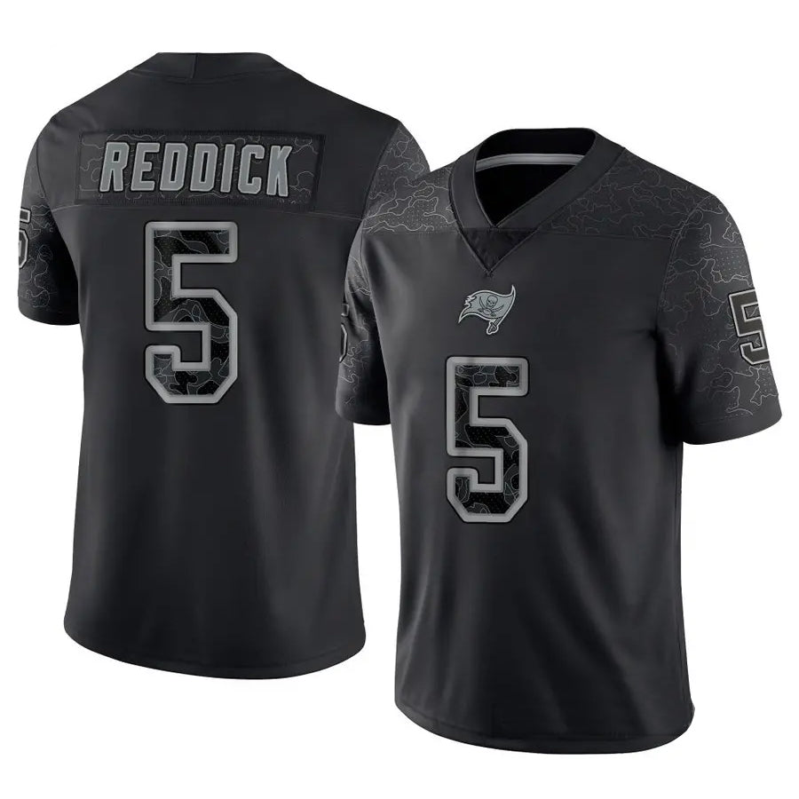 TB.Buccaneers #5 Haason Reddick Player Black REFLECTIVE Limited Football Jerseys