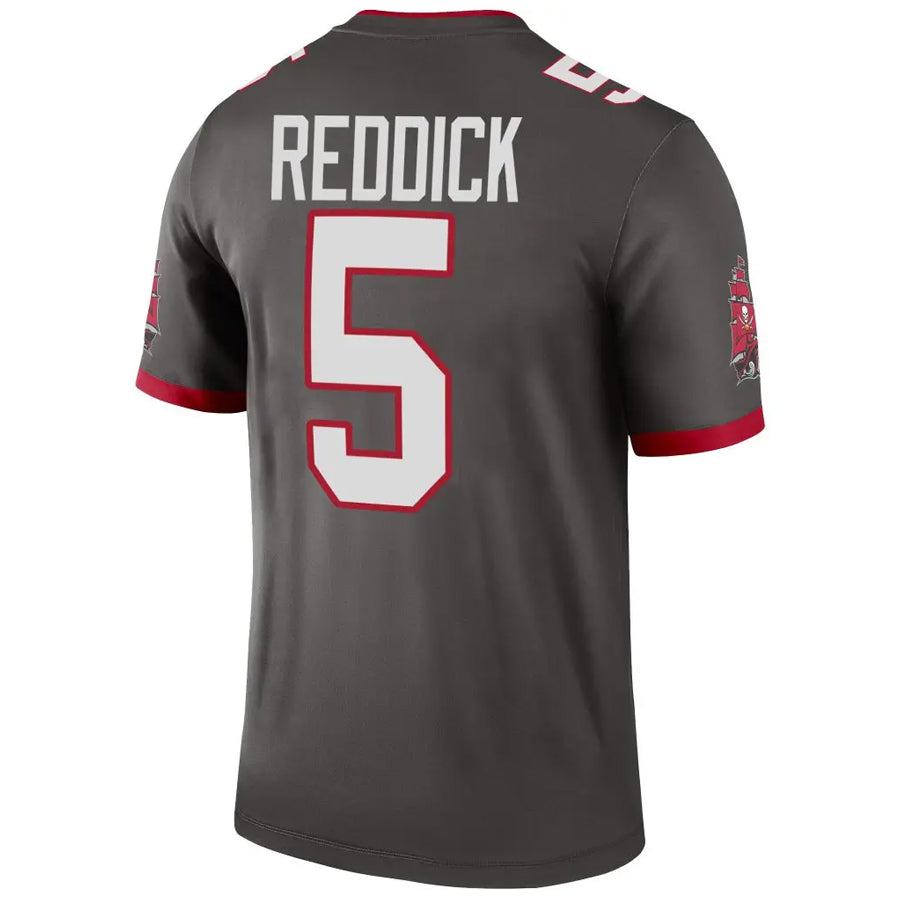 TB.Buccaneers #5 Haason Reddick Player Legend Pewter Alternate Football Jerseys