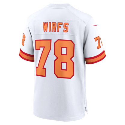 TB.Buccaneers #78 Tristan Wirfs Player White Home Game Football Jerseys