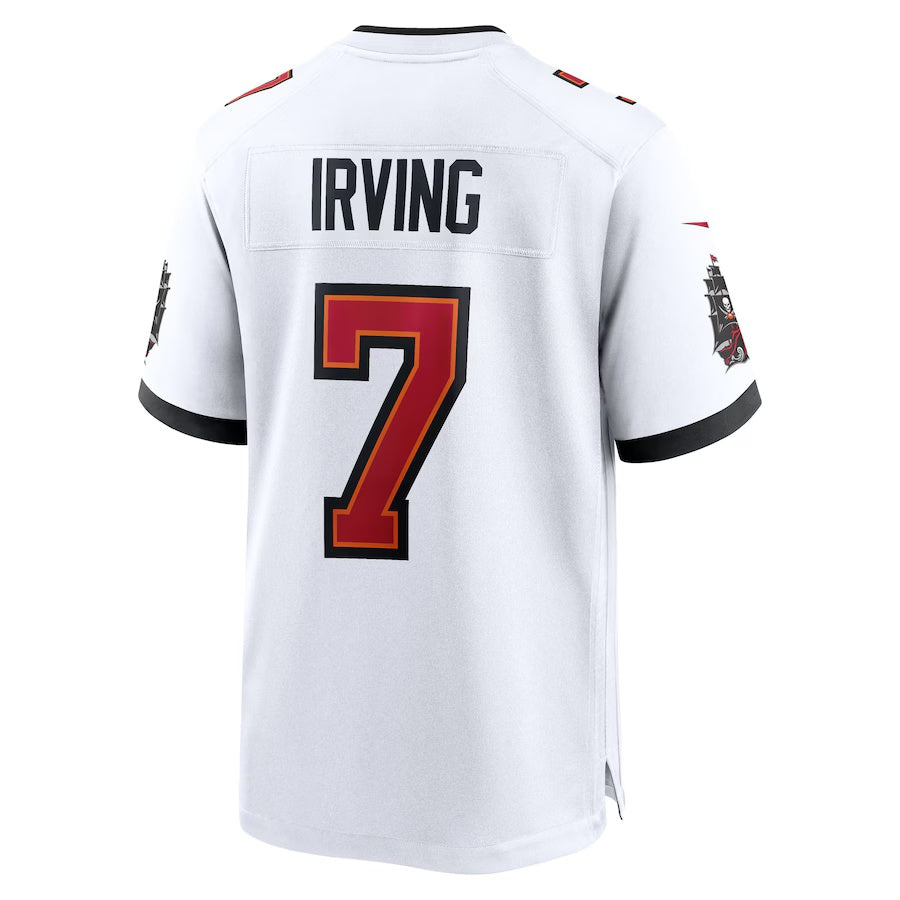 TB.Buccaneers #7 Bucky Irving White 50th Anniversary Game Stitched American Football Jerseys