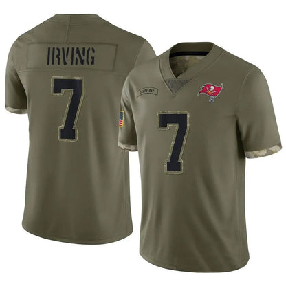 TB.Buccaneers ££7 Bucky Irving Player Limited Olive Salute To Service Football Jerseys