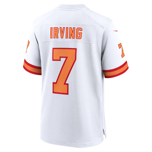 TB.Buccaneers #7 Bucky Irving Player White Home Game Football Jerseys
