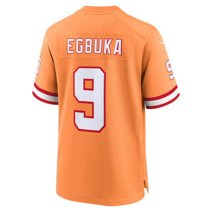 TB.Buccaneers #9 Emeka Egbuka Player Orange Home Game Football Jerseys