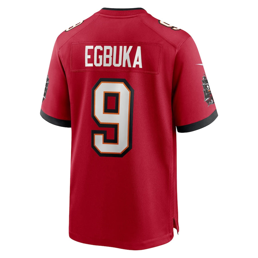 TB.Buccaneers #9 Emeka Egbuka Player Red Home Game Football Jerseys