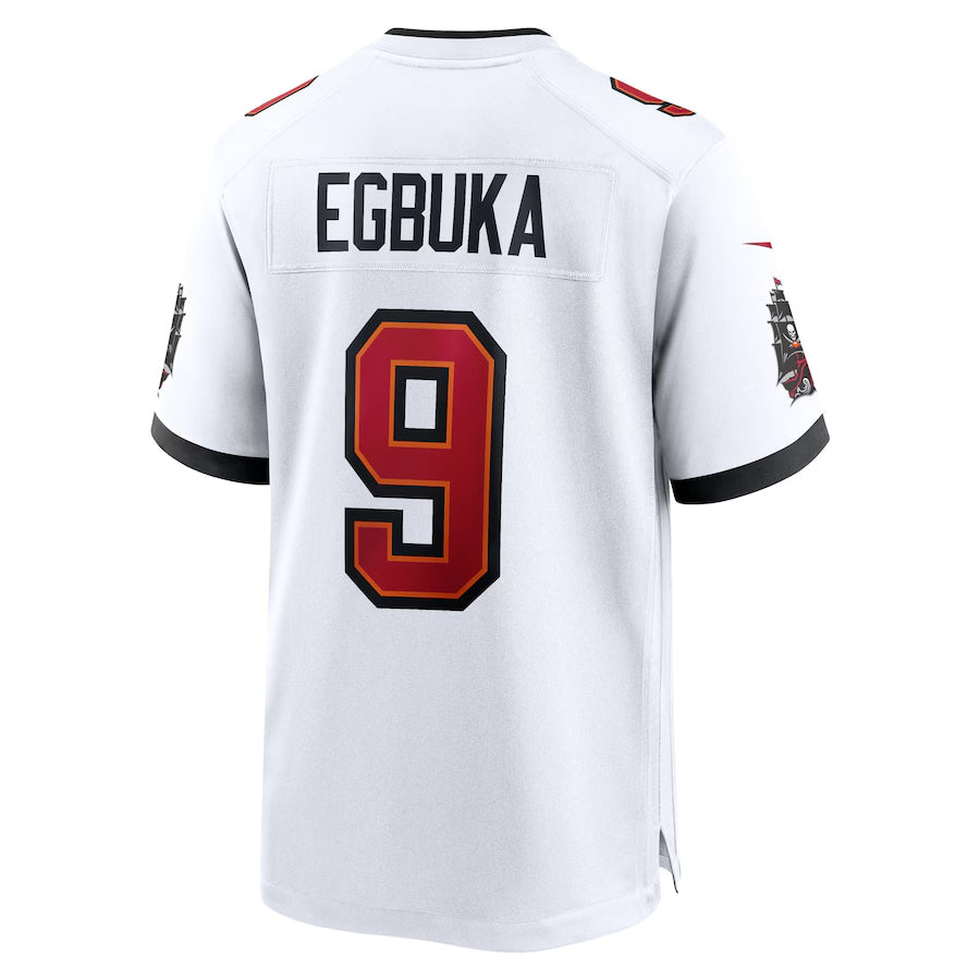 TB.Buccaneers #9 Emeka Egbuka Player White Game Football Jerseys