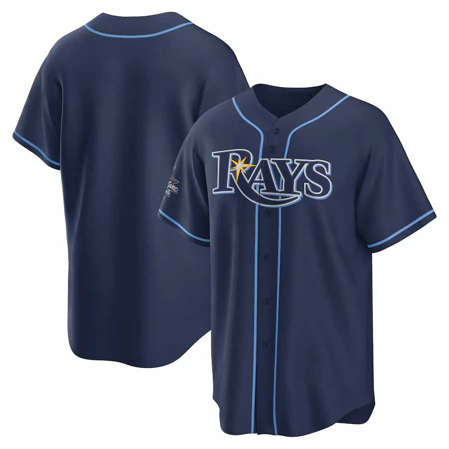 Tampa Bay Rays 2025 All-Star Game Jersey Away Replica Jersey - Navy Stitched Baseball Jersey