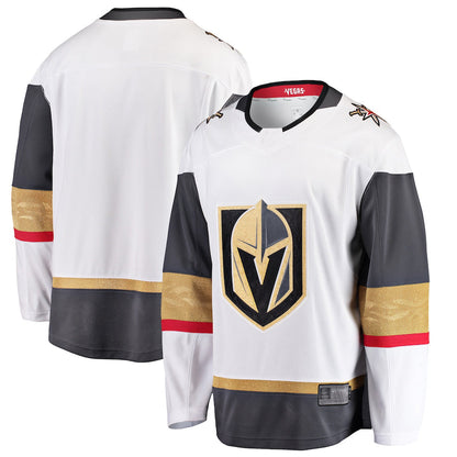 V.Golden Knights Fanatics Branded Breakaway Away Jersey White Stitched American Hockey Jerseys