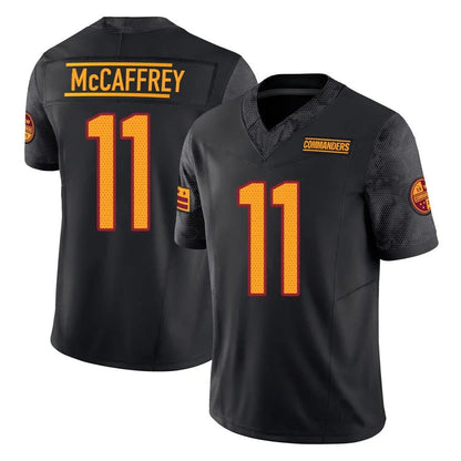 W.Commanders #11 Luke McCaffrey Player Black Vapor F.U.S.E. Limited Football Jerseys