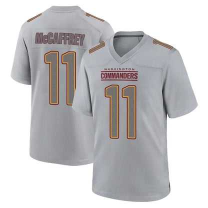 W.Commanders #11 Luke McCaffrey Player Gray Fashion Game Football Jerseys