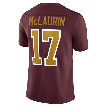 W.Commanders #17 Terry McLaurin Player Burgundy Alternate Vapor Limited Football Jerseys