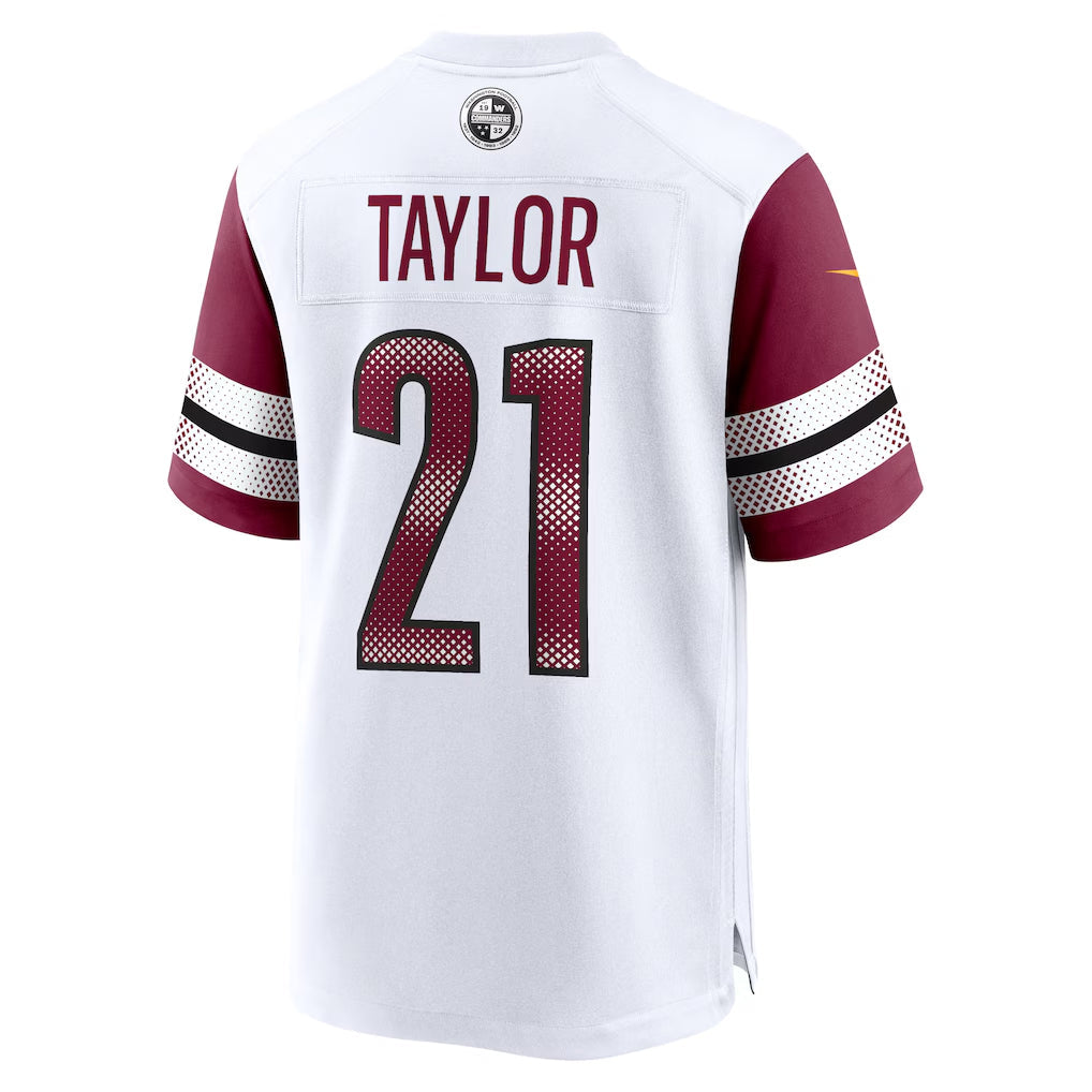 W.Commanders #21 Sean Taylor Player White Home Game Football Jerseys