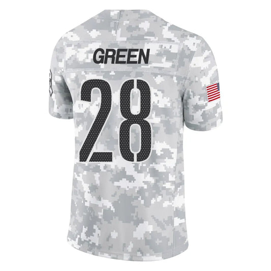 W.Commanders #28 Darrell Green Player Arctic Camo Salute To Service Limited Football Jerseys