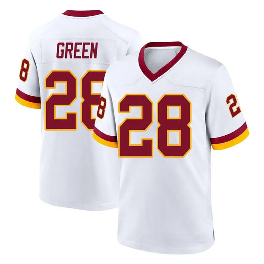 W.Commanders #28 Darrell Green Player White Game Football Jerseys