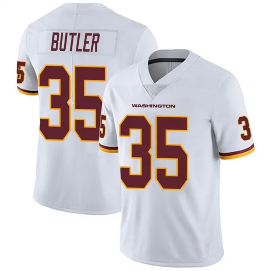 W.Commanders #35 Percy Butler Player White Vapor Limited Game Football Jerseys