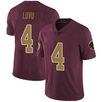 W.Commanders #4 Frankie Luvu Player Burgundy Alternate Vapor Untouchable Limited  Football Jerseys