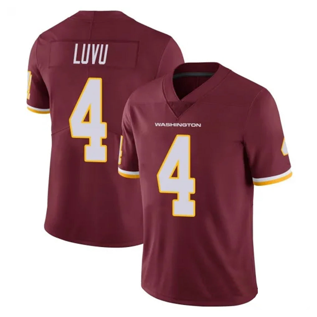 W.Commanders #4 Frankie Luvu Player Burgundy Vapor Limited Football Jerseys