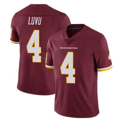 W.Commanders #4 Frankie Luvu Player Burgundy Vapor Limited Football Jerseys