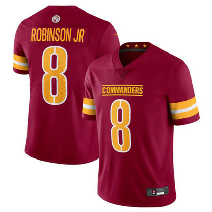 W.Commanders #8 Brian Robinson Jr. Player Burgundy Vapor Untouchable Limited Football Jerseys