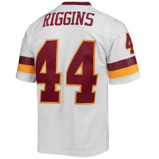 W.Commanders #44 John Riggins Mitchell & Ness Burgundy Legacy Replica Game Jersey Stitched American Football Jerseys