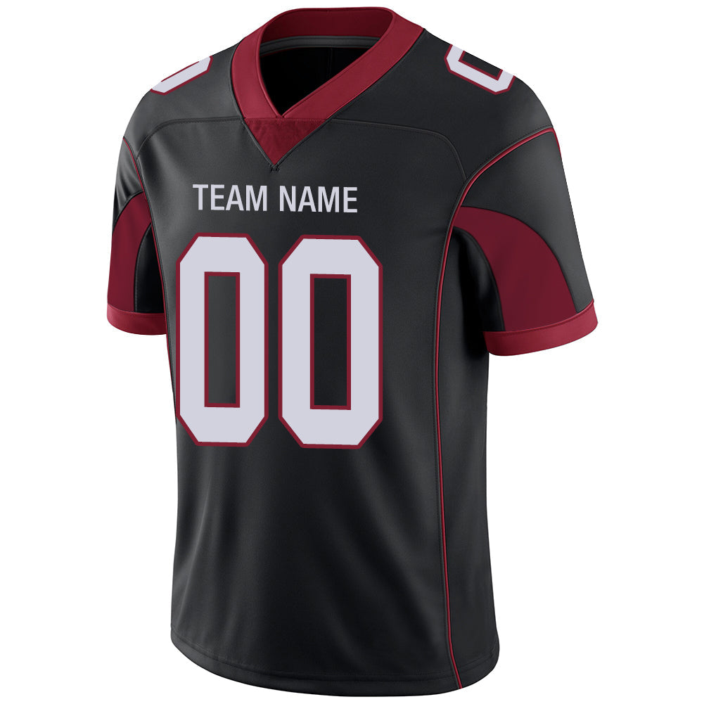 Custom A.Cardinal Men American Black Stitched Football Jerseys