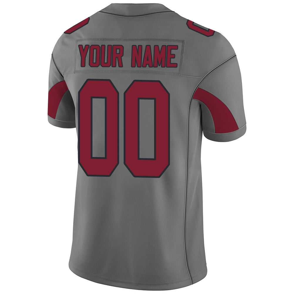 Custom A.Cardinal Men American Grey Fashion Vapor Limited Stitched Football Jersey