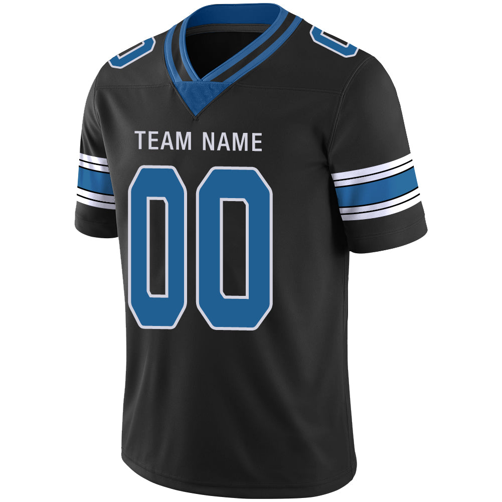 Custom D.Lions Stitched American Football Jerseys Personalize Birthday Gifts Black Jersey