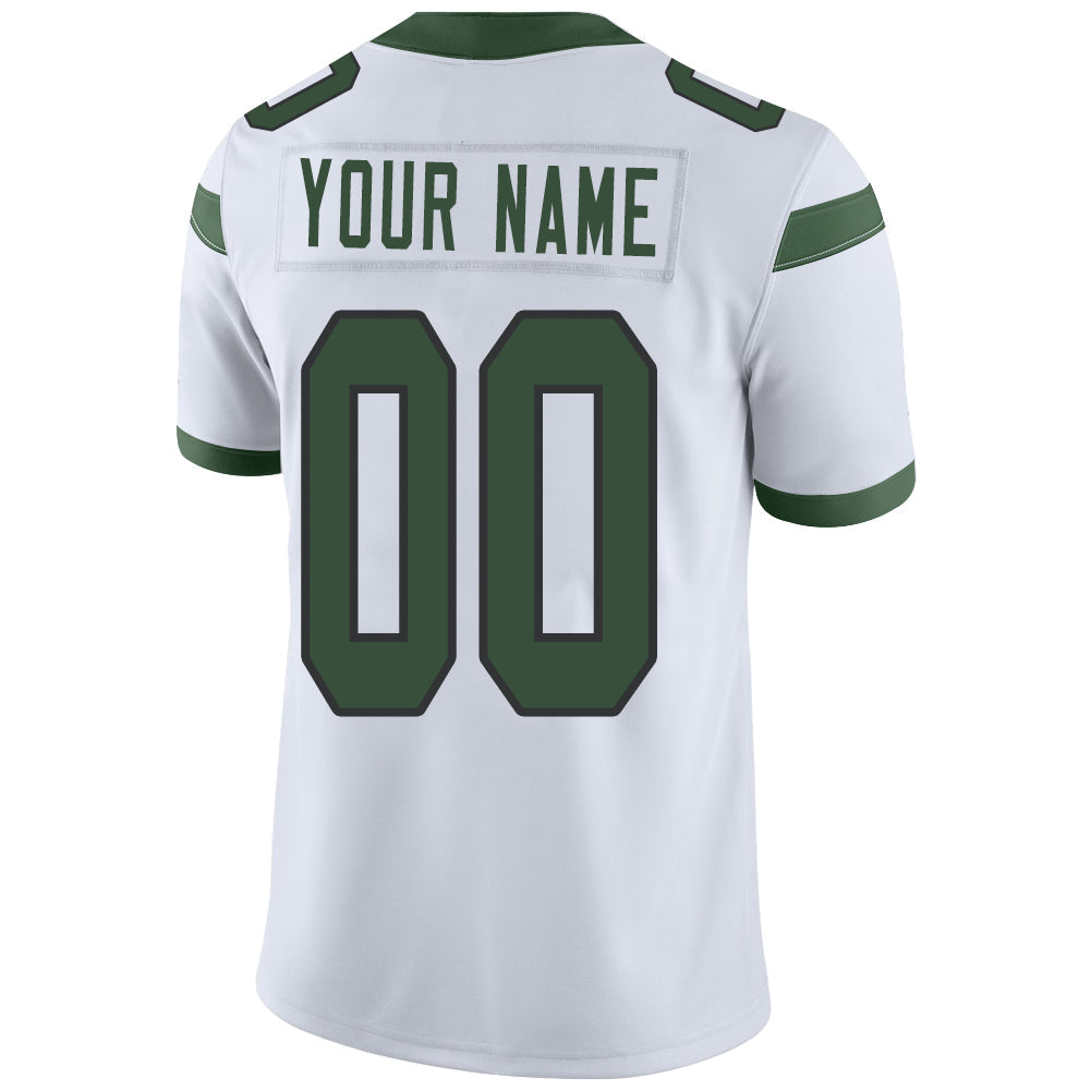 Custom NY.Jets Stitched American Football Jerseys Personalize Birthday Gifts White Jersey