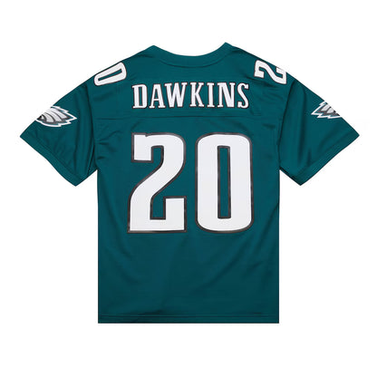 P.Eagles #20 Brian Dawkins Mitchell & Ness Green Legacy Replica Jersey Stitched American Football Jerseys