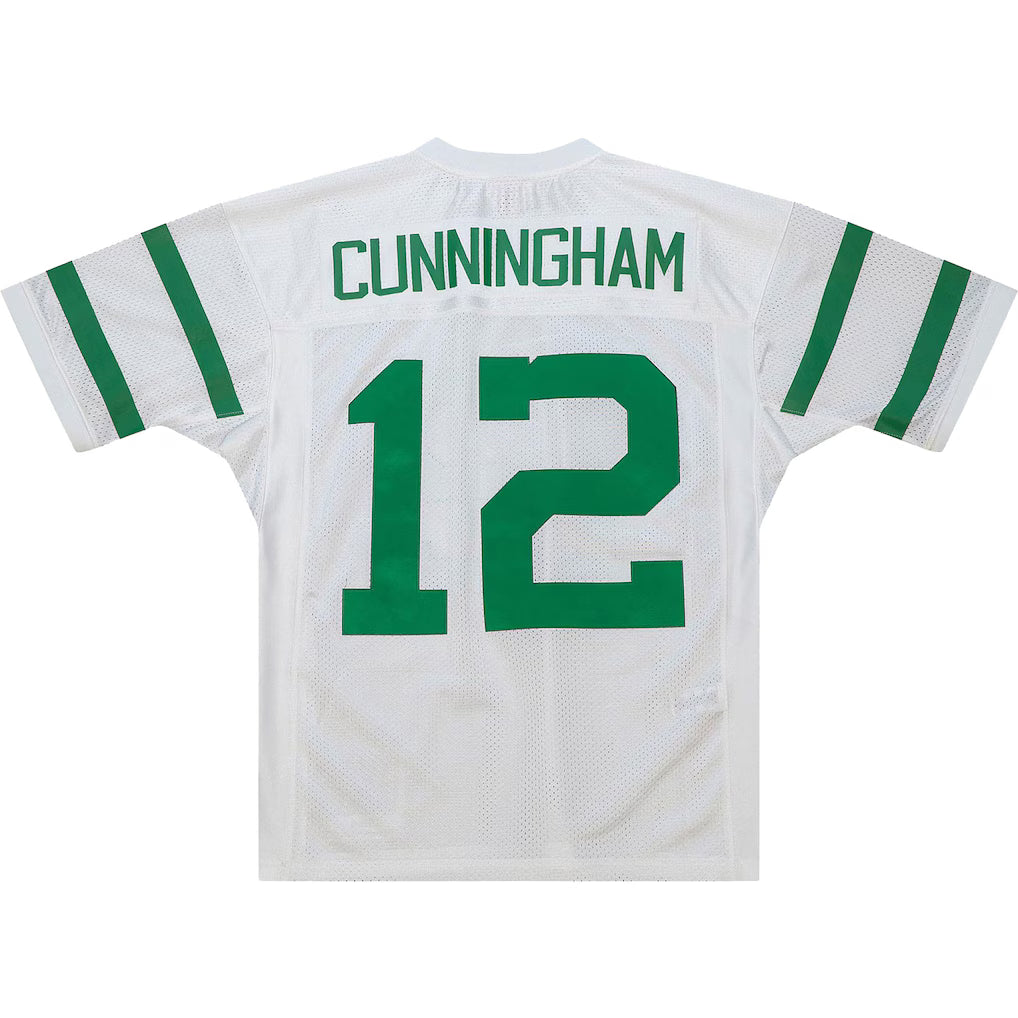 P.Eagles #12 Randall Cunningham 1994 Mitchell & Ness White Authentic Throwback Retired Player Jersey