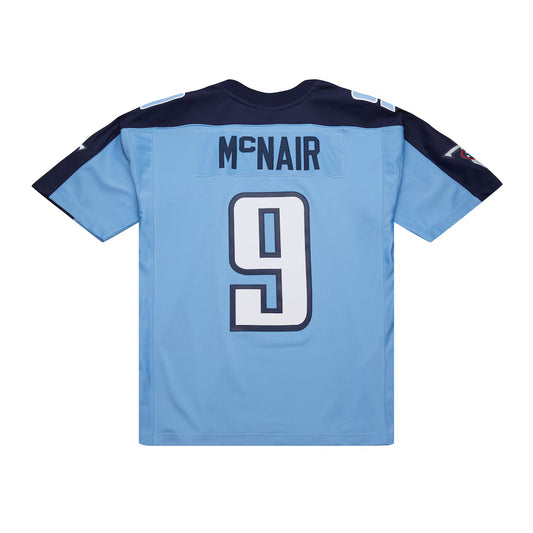 T.Titans #9 Steve McNair Mitchell & Ness Light Blue 2003 Legacy Replica Jersey Stitched American Football Jerseys