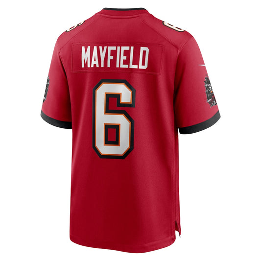 TB.Buccaneers #6 Baker Mayfield Red Game Jersey Stitched American Football Jerseys